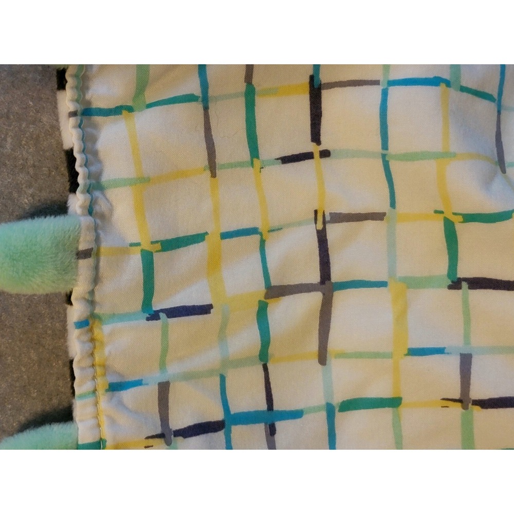 Oh Joy! Zebra Baby Lovey Security Blanket Black Stripe Mint Green 2017 Target - Picture 8 of 8